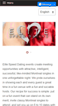 Mobile Screenshot of elitespeeddating.com